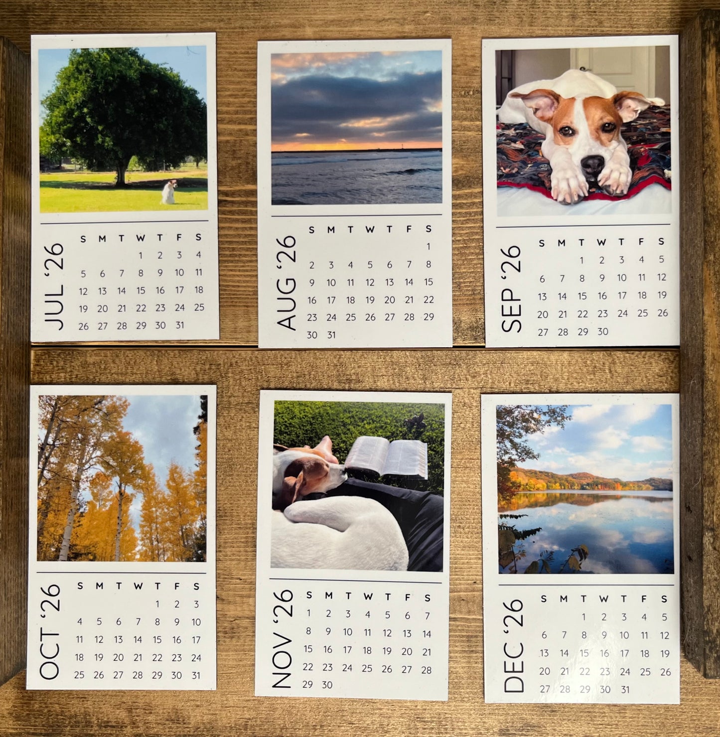 2026 Flat Magnetic Calendar