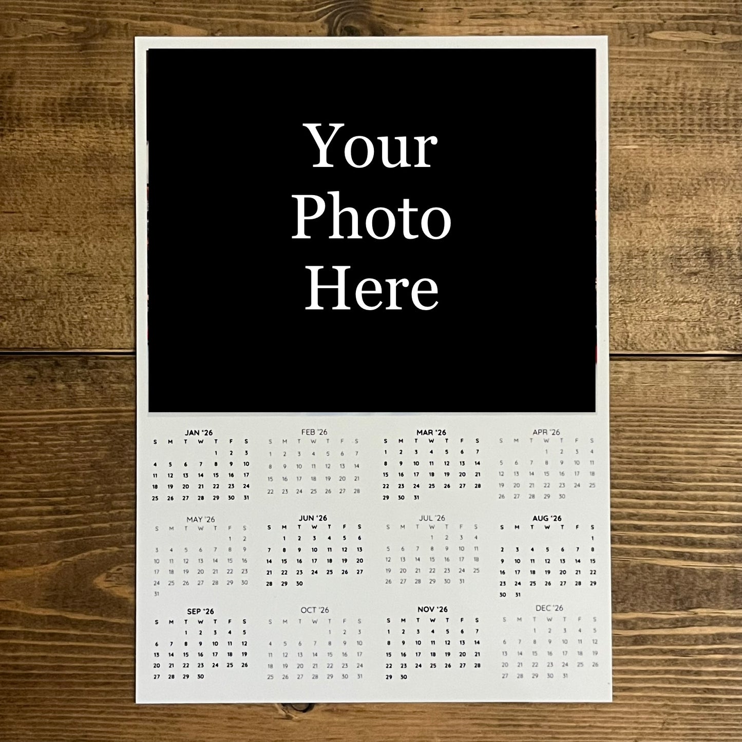 2026 Magnetic Calendar (Full year | 5” x 7”)